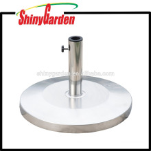 Base de support de parapluie de patio d&#39;acier inoxydable d&#39;Outsunny rond de solides solubles